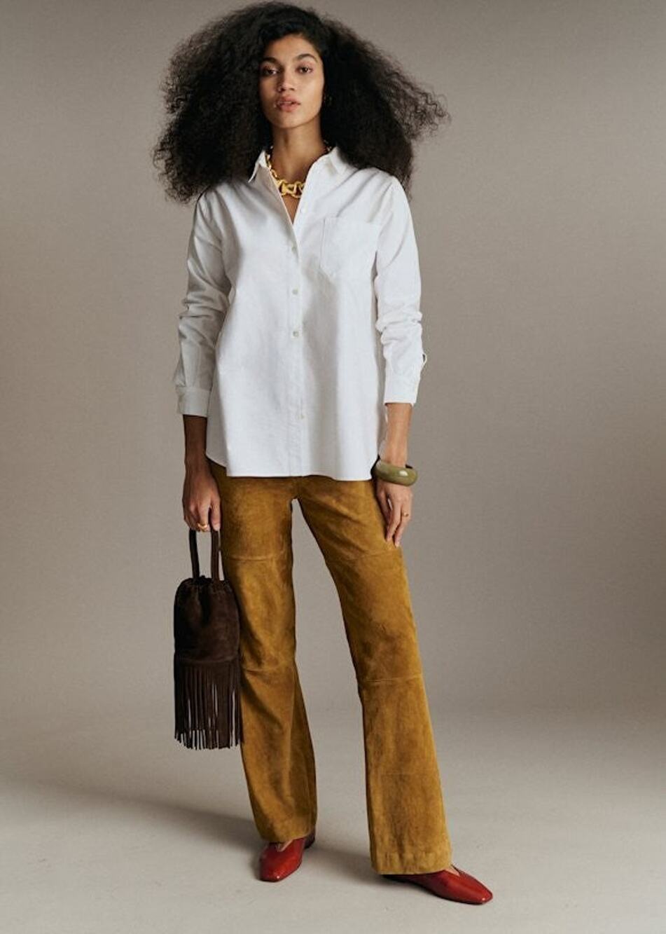 Sézane Max Long Sleeves Oversized Shirt - 8